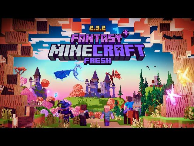 ФЭНТЕЗИ МАЙНКРАФТ СБОРКА 1.20.1 - FRESHCRAFT FANTASY DLC v2.3.2