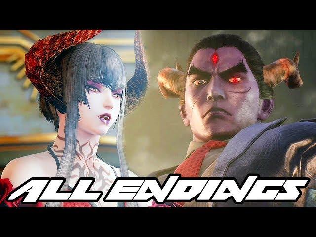 Tekken 7: Fated Retribution - All Characters Intros & Endings @ 1080p (60ᶠᵖˢ) HD 