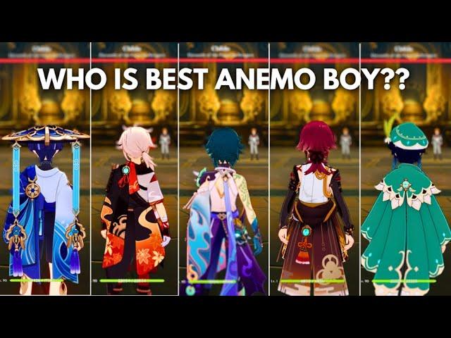 Who is BEST ANEMO BOY  ? Best C0 Anemo DPS Showcase !!