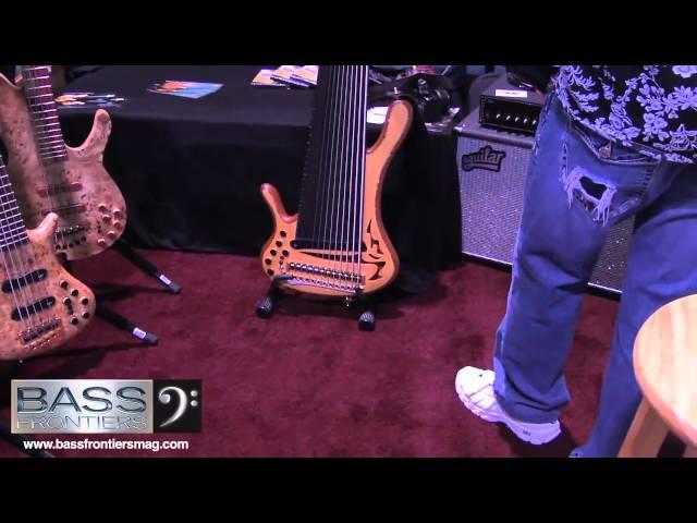 The Yves Carbonne bass by Jerzy Drozd at NAMM 2011