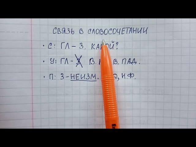 Виды связи в словосочетании - как легко различать согласование, управление и примыкание