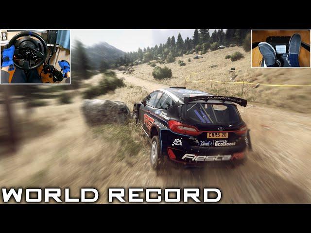 [World Record] Ford Fiesta MKII (Acropolis Rally)  | DiRT Rally 2.0 | T300RS + TH8A