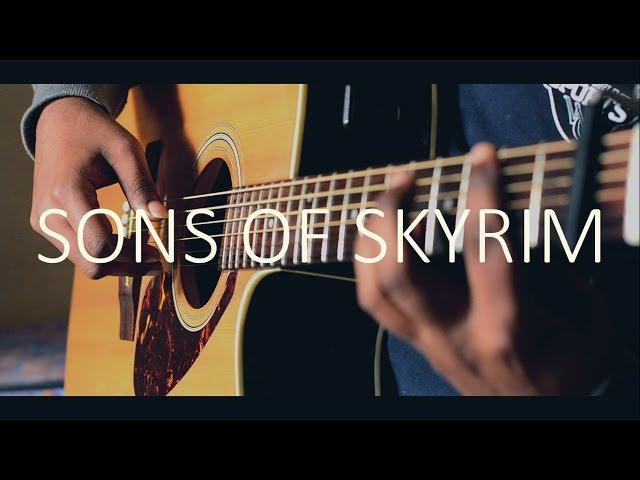 The Elder Scrolls V: Skyrim Main Theme Acoustic Guitar(Sons of Skyrim)