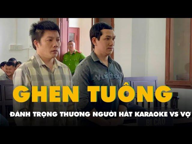 Chồng dùng gậy đánh trọng thương người đàn ông hát karaoke với vợ mình