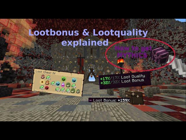 Wynncraft // LOOTBONUS and LOOTQUALITY explained. How to find MYTHICS.