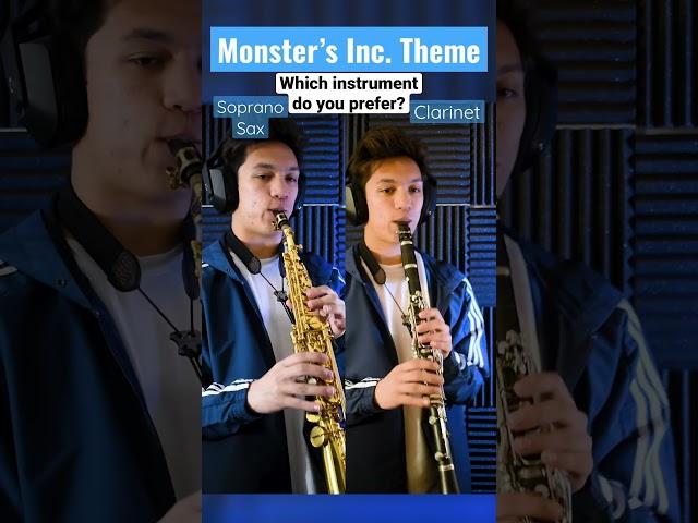 Monster’s Inc. Theme w/ Clarinet and Soprano Sax