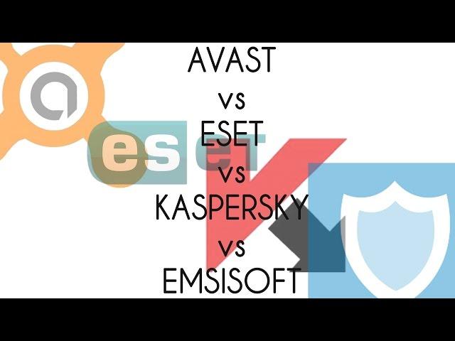Avast vs ESET vs Kaspersky vs Emsisoft Detection Test