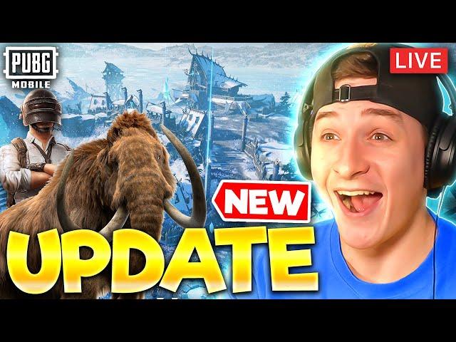 NEW 3.5 WINTER UPDATE IN PUBG MOBILE! (NEW REDMAGIC TABLET)