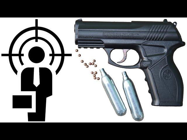 Пневматический пистолет Crosman C 11 | Кросман С 11 (обзор с отстрелом)