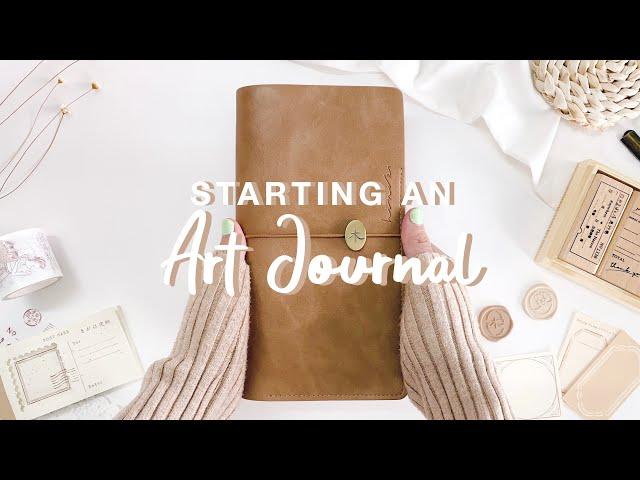  starting an art journal ft. notebook therapy (+GIVEAWAY!!)