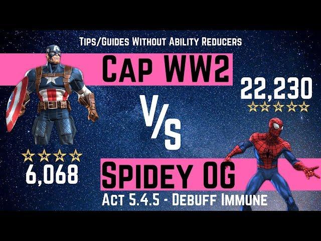 Act 5 4 5   Tips/Guides to fight Debuff Immune Spidey without ability Reducers