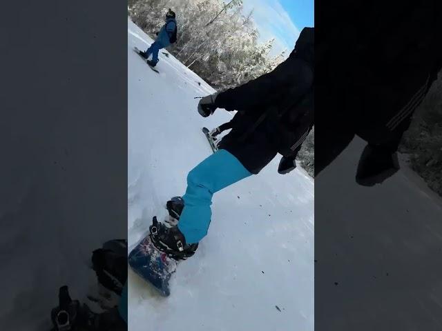 Ставь на репит #freeride #gopro #snow #snowboarding #ural