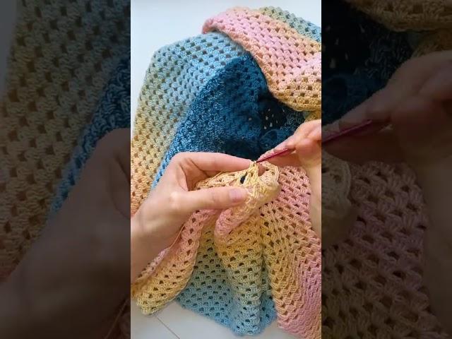 The sweetest crochet poncho