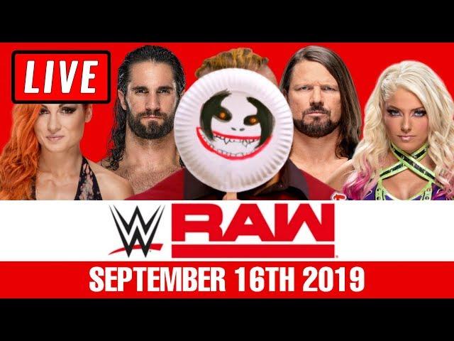 WWE RAW Live Stream September 16th 2019 Watch Along - Full Show Live Reactions