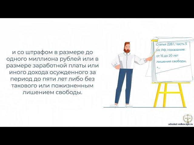 Адвокат по статье 228.1 УК РФ, адвокат по наркотикам в Санкт-Петербурге.