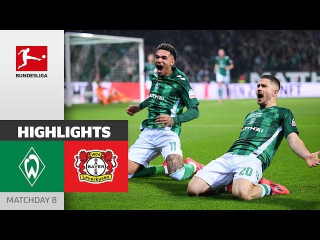 Bremen Twice Come From Behind | Werder Bremen - Bayer Leverkusen | MD 8 – Bundesliga 2024/25