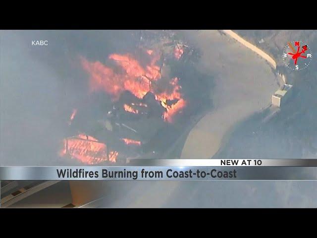 Fire crews gain greater control over destructive Southern California wildfire