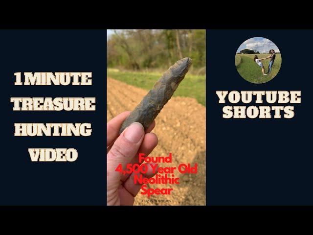 Treasure Hunting #shorts / Wow - Found a 4,500 year old spear