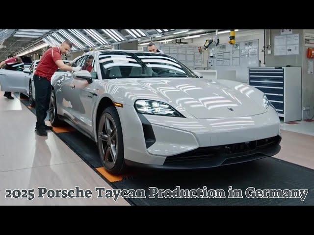 2025 Porsche Taycan Production in Germany