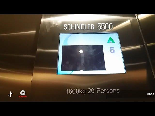 Schindler 5500 MRL Elevators - WTC 3, Jakarta, ID (Car Park)