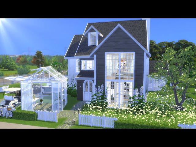 MY BIGGEST CC HOUSE YET! PART ONE  | The Sims 4 | CC Speed Build