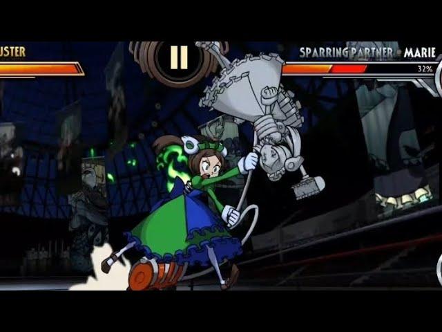 skullgirls mobile Marie combo 1