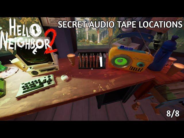 Hello Neighbor 2 NEW SECRET TAPES! ALL 8 SECRET TAPE LOCATIONS!