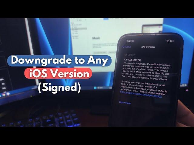 Downgrade to Any iOS Version (Easy Method) | The iOS Guy