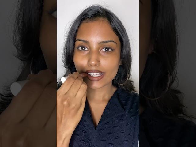 Nude lip tutorial on brown skin #shorts #youtubeshorts #youtubepartner