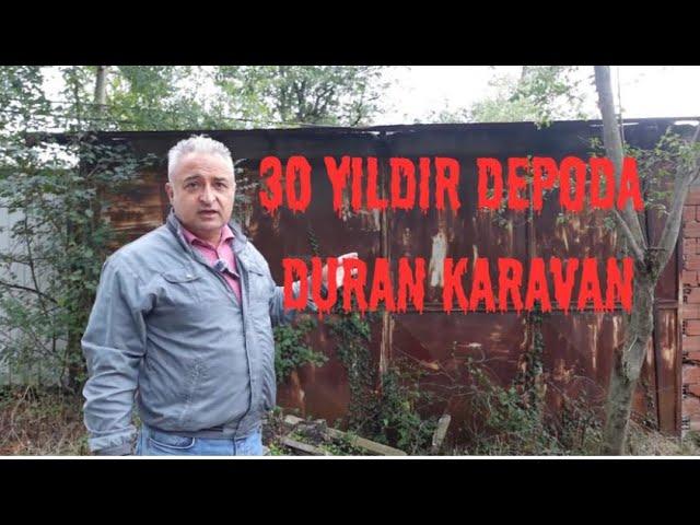 30 Yıldır Depoda Duran Karavanı Gün Yüzüne Çıkardık