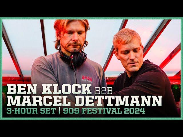 BEN KLOCK B2B MARCEL DETTMANN 3-HR CLOSING SET at 909 FESTIVAL 2024 | AMSTERDAM