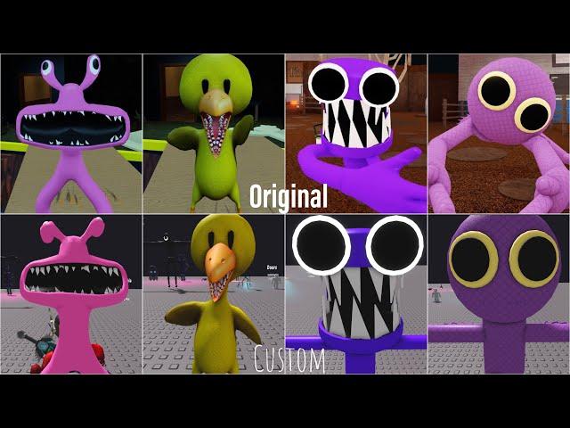 Original vs Custom Rainbow Friends Concepts JUMPSCARES