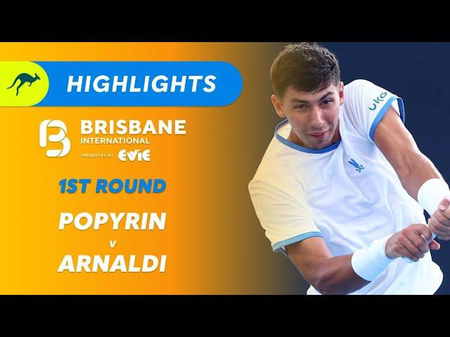 Alexei Popyrin v Matteo Arnaldi - Brisbane International Highlights | Wide World of Sports