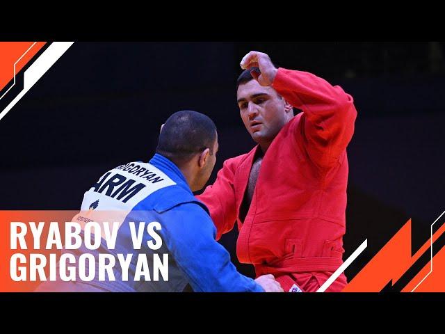 RYABOV Sergey vs GRIGORYAN Davit. World Sambo Championships 2022 in Bishkek, Kyrgyzstan