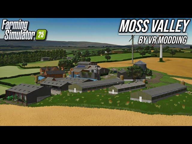 Map Preview - Moss Valley (by VR Modding) | Farming Simulator 25