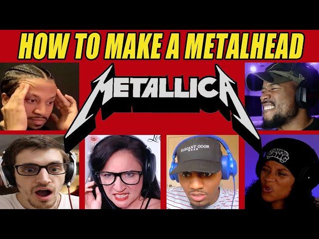 Metallica "Master of Puppets" Best of Reactions Compilation - How To Make A Metalhead