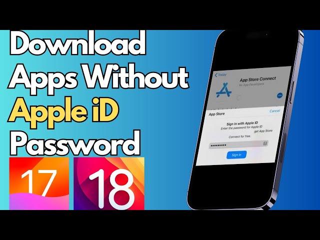 How to Download Apps Without Apple ID Password / How to download iPhone apps without password 17/18