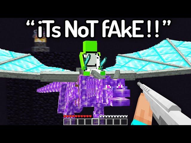 The FUNNIEST FAKE Minecraft Speedruns EVER...