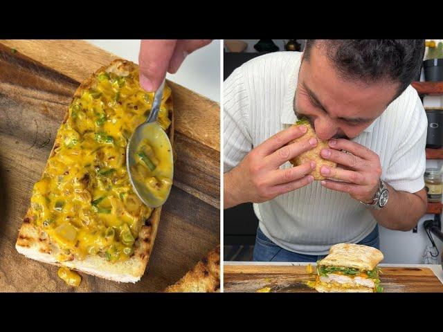 من أطيب سندويتشات الدجاج اللي عملتها، مع صوص جديد فاخر[New Chicken Sandwich Recipe with Deluxe Sauce