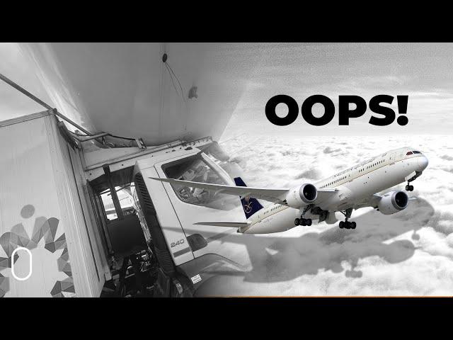 Truck Collides With Boeing 787 At Heathrow, Piercing Fuselage