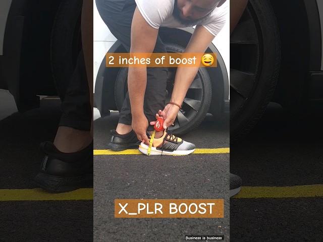 MORE Boost, MORE POWER? 1 inch compared to 2 inches (Adidas X_PLR BOOST) #shorts