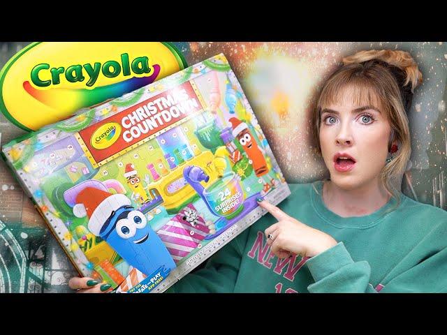 I Bought The CRAYOLA Advent Calendar  *I'M WORRIED*