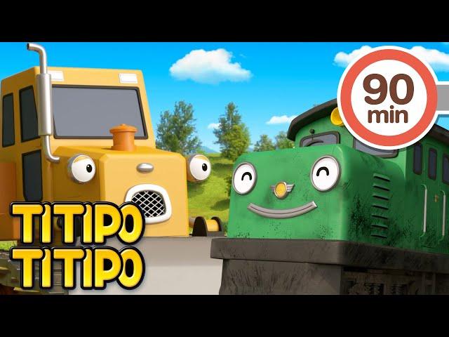 Tayo & Titipo | प्रसिद्ध एपिसोड 90 मिनट देखें | Hindi Cartoons | टीटीपो टीटीपो हिंदी