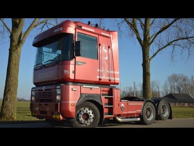 Truck V8 Mack Renault Magnum 560 TBV-Gearbox electronic shifting+clutchpedal/LKW V8 fahren