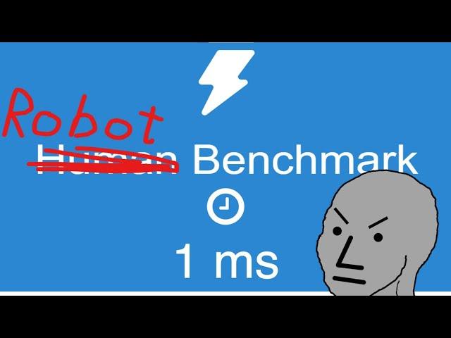 Turns out, It's easy to cheat the Human Benchmark Test. (With Python)