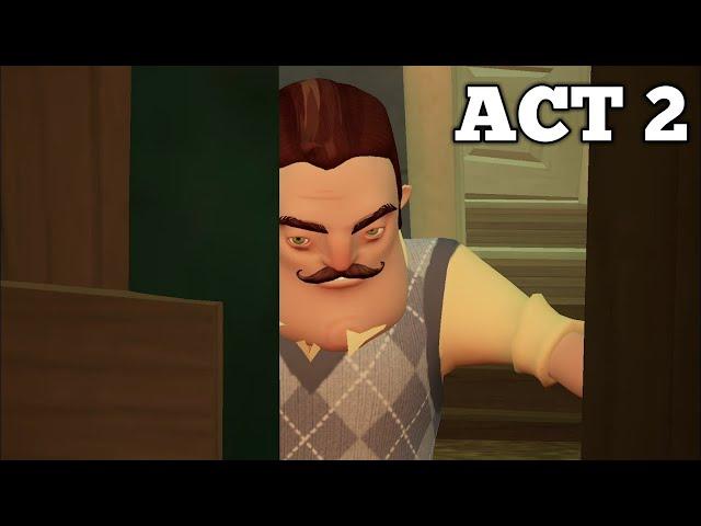 HELLO NEIGHBOR MOBILE ACT 2 WALKTHROUGH