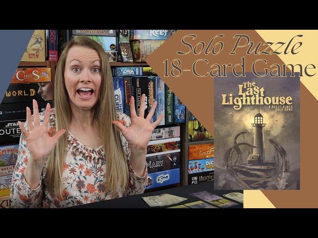 THE LAST LIGHTHOUSE | Take a Turn or Two with Me! (A Solo Puzzle Card Game from Button Shy Games)