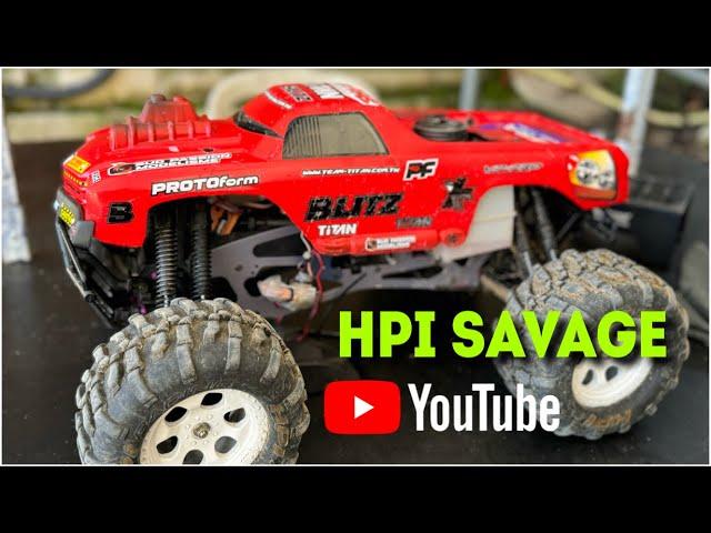 MONSTER TRUCK NITRO SAVAGE 21 - ON A FAIT CRAQUER LE HPI SAVAGE NITRO DE STEPHANEMOTEUR HPI RACING