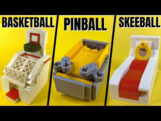 How to make 3 Mini Lego Arcade Machines!!