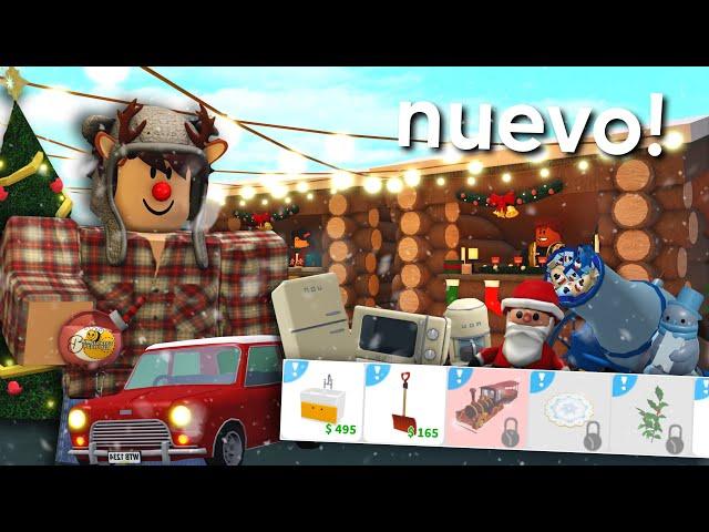 NUEVA ACTUALIZACIÓN DE NAVIDAD EN BLOXBURG! (Minijuegos, Mercado Navideño y Más!)